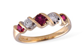 A120-73670: LDS WED RG .34 RUBY .58 TGW
