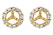 A213-47307: SEMI DIA EARR .10 TW (HOLDS .15 EACH)
