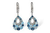 A215-34616: EARR 4.01 BLUE TOPAZ 4.24 TGW