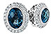 A217-10016: EARR 1.76 LONDON BLUE TOPAZ 2.01 TGW