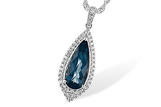 A217-11834: NECK 2.40 LONDON BLUE TOPAZ 2.65 TGW