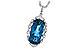 A218-00916: NECK 6.70 LONDON BLUE TOPAZ 6.81 TGW