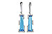 A218-00989: EARR 6.12 TW BLUE TOPAZ 6.33 TGW