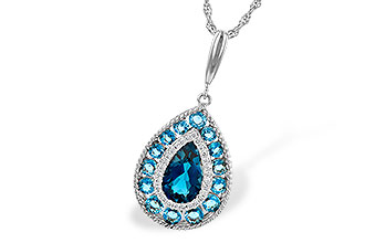 A218-03707: NECK 2.55 TW BLUE TOPAZ 2.65 TGW