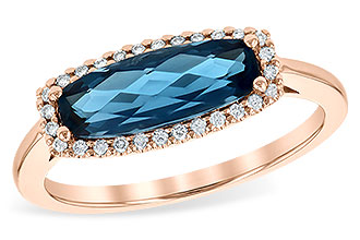 A218-04625: LDS RG 1.79 LONDON BLUE TOPAZ 1.90 TGW