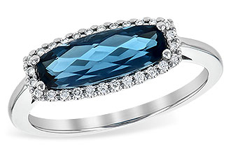 A218-04625: LDS RG 1.79 LONDON BLUE TOPAZ 1.90 TGW