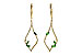 A218-05534: EARR .42 GREEN GARNET .77 TGW