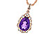 A218-07298: NECKLACE 1.53 AMETHYST 1.68 TGW