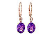 A218-08189: EARR 2.85 TW AMETHYST 2.90 TGW (9x7MM AMY)