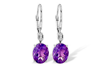 A218-08189: EARR 2.85 TW AMETHYST 2.90 TGW (9x7MM AMY)