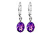 A218-08189: EARR 2.85 TW AMETHYST 2.90 TGW (9x7MM AMY)