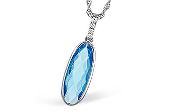 A300-75516: NECK 1.90 BLUE TOPAZ 1.93 TGW