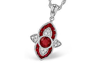 A300-75534: NECK .63 TW RUBY .70 TGW