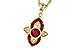 A300-75534: NECK .63 TW RUBY .70 TGW