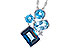 A300-79143: NECK 3.08 BLUE TOPAZ TW 3.11 TGW