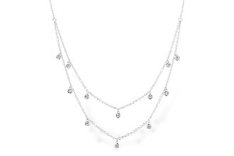 A301-64625: NECKLACE .22 TW (18 INCHES)