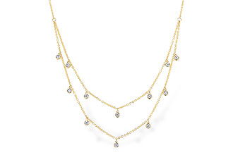 A301-64625: NECKLACE .22 TW (18 INCHES)
