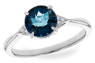 A301-68216: LDS RG 1.60 LONDON BLUE TOPAZ 1.62 TGW (7MM RD)