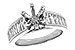 A301-71898: LDS SEMI DIA RG 1.22 TW BAGUETTES