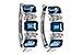 A302-56434: EARRINGS 1.37 TW LONDON BLUE TOPAZ 1.48 TGW