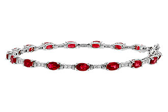 A302-56452: BRACELET 4.65 RUBY 4.97 TGW (7")