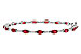 A302-56452: BRACELET 4.65 RUBY 4.97 TGW (7")