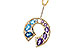 A302-58234: NECKLACE 1.77 SEMI-PREC (AMY & BT) 1.90 TGW