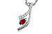 A302-60007: NECKLACE .21 RUBY .38 TGW (5x3 RUBY)