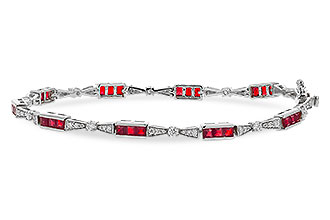 A302-60043: BRACELET 2.05 RUBY 2.70 TGW (7")
