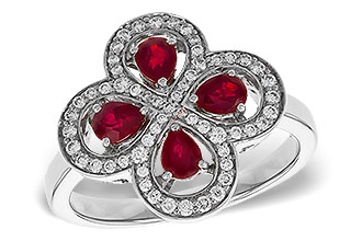 A302-60052: LDS RG .68 TW RUBY .96 TGW