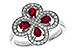 A302-60052: LDS RG .68 TW RUBY .96 TGW