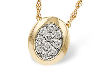 A302-60925: NECKLACE .25 TW