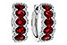 A302-60998: EARRINGS 2.20 TW RUBY 2.45 TGW