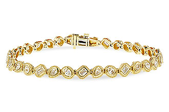 A302-61889: BRACELET 2.15 TW FANCY CUT DIAMONDS