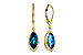 A302-61907: EARR 2.42 TW LONDON BLUE TOPAZ 2.50 TGW (9x5MM MQ)