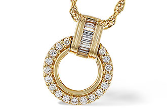 A302-62816: NECKLACE .12 BAG .33 TW