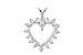 B034-39179: HEART PENDANT .45 TW