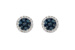 B215-31843: EARR .45 BLUE DIA .70 TW