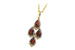 B216-18243: NECK 2.86 GARNET 2.95 TGW