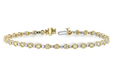 B216-26379: BRACELET 2.22 YELLOW DIA 3.04 TW