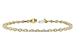 B216-26379: BRACELET 2.22 YELLOW DIA 3.04 TW