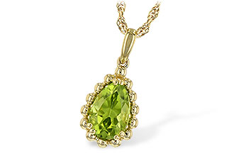 B217-12807: NECKLACE 1.30 CT PERIDOT