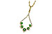 B218-00034: NECK .34 GREEN GARNET .53 TGW