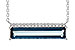 B218-05507: NECK 2.70 LONDON BLUE TOPAZ 2.80 TW