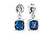 B300-72743: EARR 1.78 LONDON BLUE TOPAZ 1.82 TGW