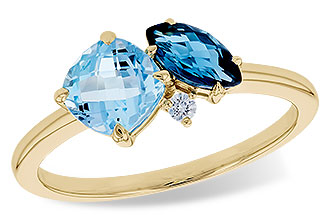 B301-65498: LDS RG 1.49 TW BLUE TOPAZ 1.52 TGW