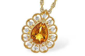 B301-66443: NECK .62 CITRINE .75 TGW