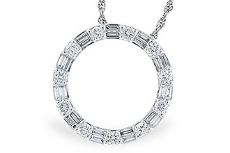 B301-67279: NECKLACE .25 TW BAG .60 TW