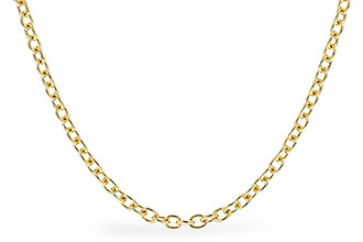B301-70034: CABLE CHAIN (18IN, 1.3MM, 14KT, LOBSTER CLASP)