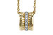 B301-70952: NECKLACE .24 TW